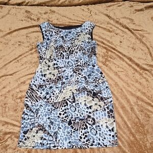 Animal Print Sleeveless Dress Size 6